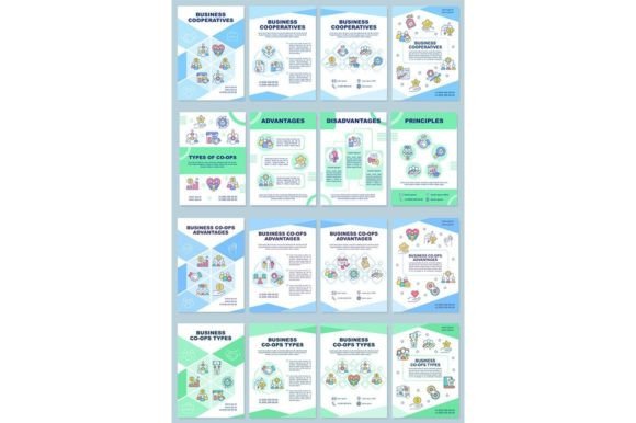 Business Cooperatives Brochure Templates