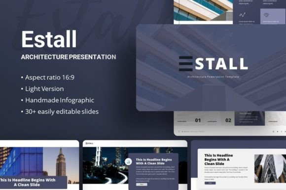 Discover the Versatility of Estall Architecture Presentation Template