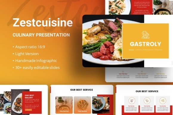 Discover the Versatility of Zestcuisine Presentation Template