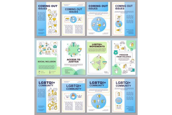 Empowering Your LGBT Community with the Perfect Brochure Template Set