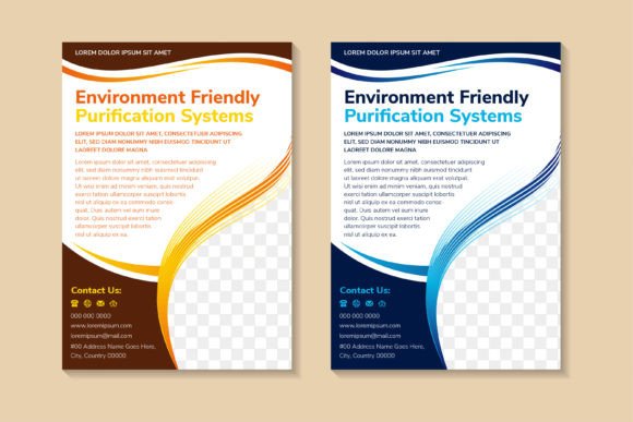 Environment Friendly Water Purification Flyer