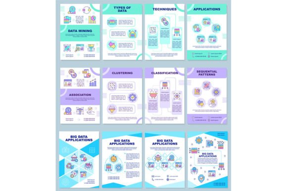 Exploring the Versatility of Data Mining Brochure Template Set for Modern Business Needs