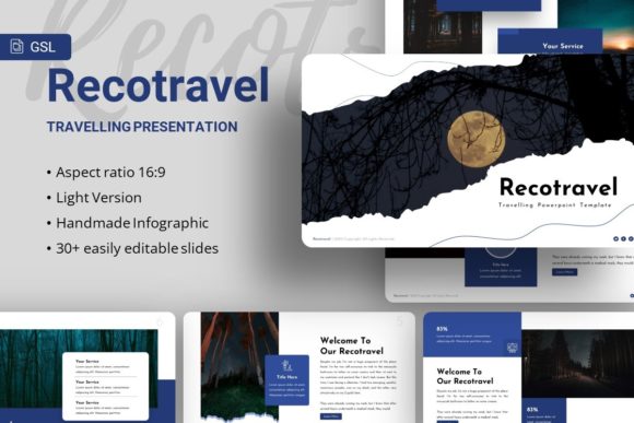 Google Slides - Recotravel: A Versatile Design Solution