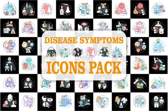 Health Screening Icons for Dark & Light Themes