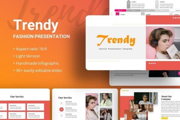 Introducing Trendy Fashion Presentation Template: A Versatile Tool for Modern Presentations