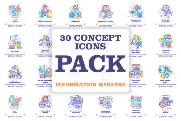 Master Information Warfare with SVG Icons