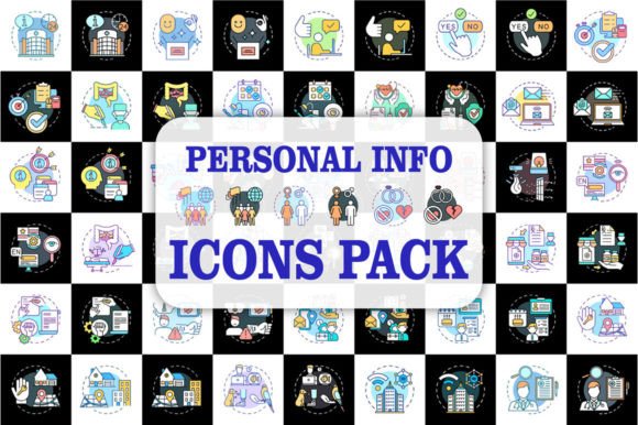 Personal Contact Info SVG Icons