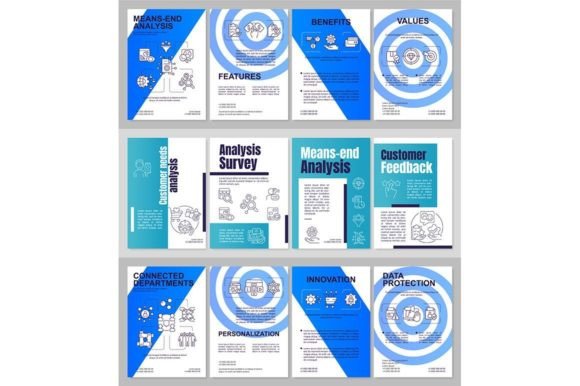 Unlocking Creativity with Customer Needs Brochure Template Set